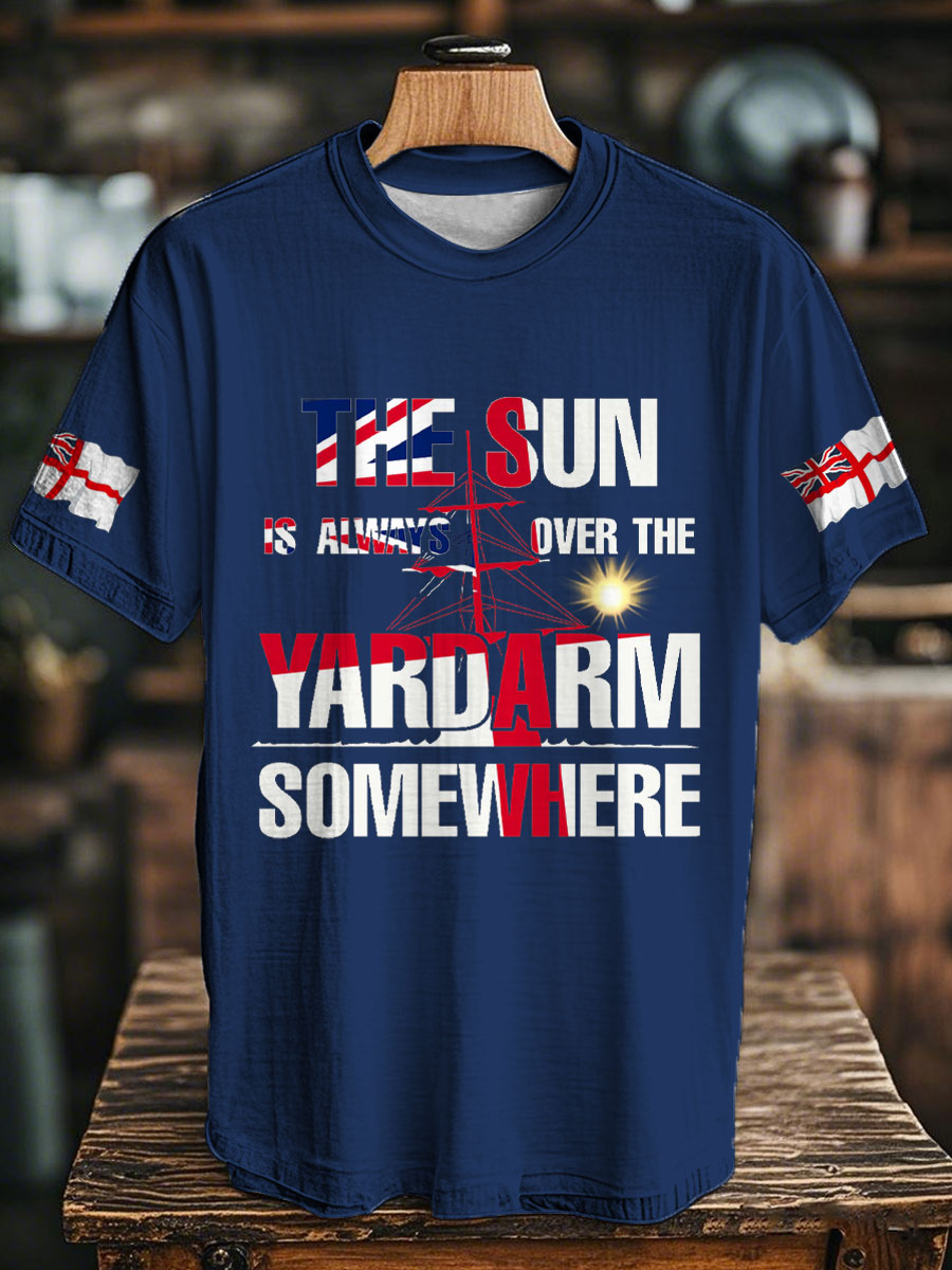 Unisex Royal Navy Veteran Printed T-Shirt