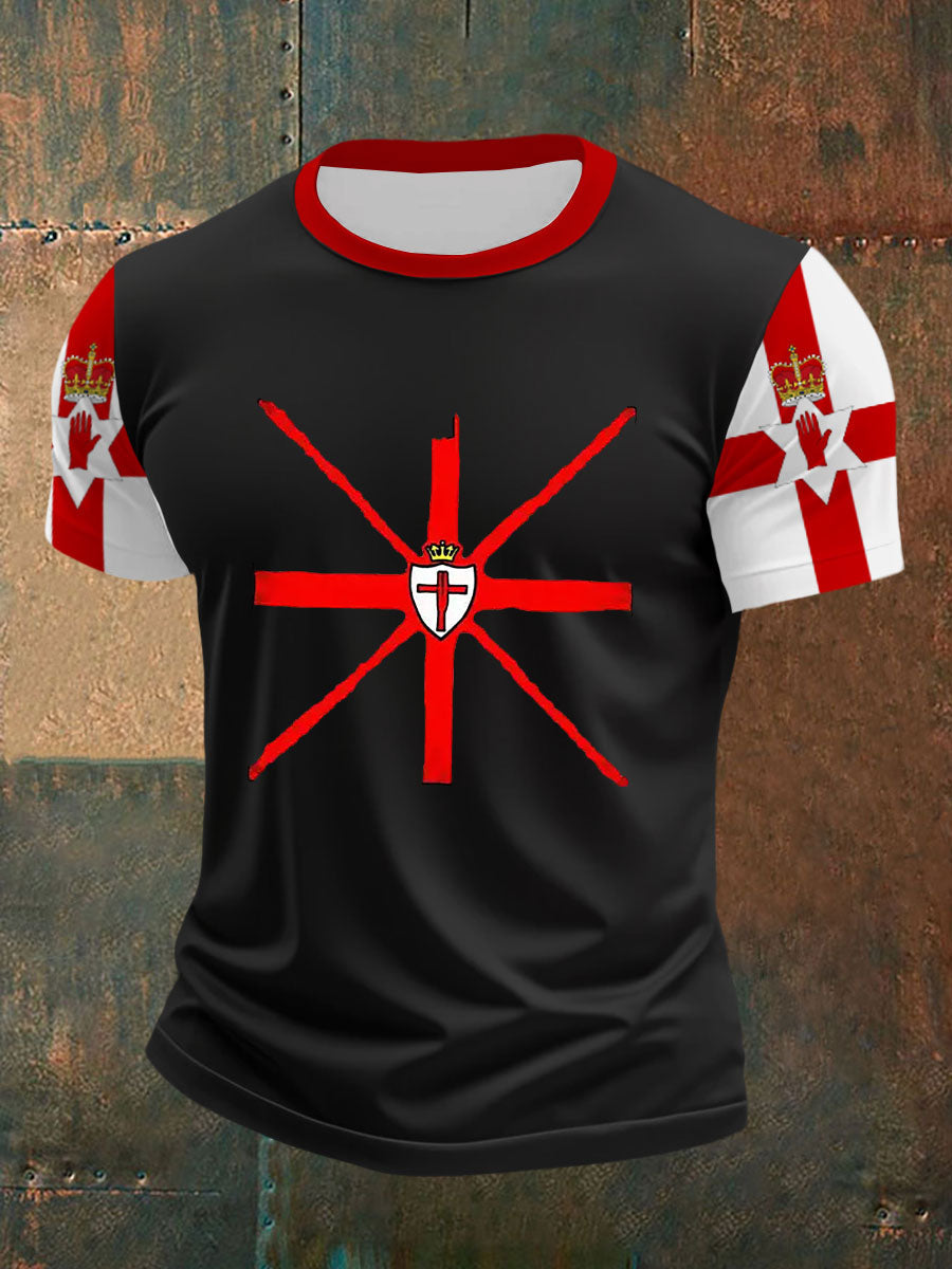 Men's Northern Ireland Flag Casual T-Shirt