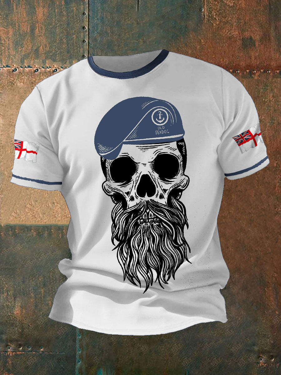 Men's Royal Navy Veteran Printed T-shirt