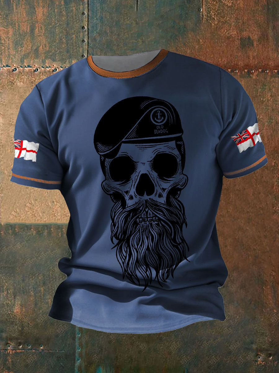 Men's Royal Navy Veteran Printed T-shirt