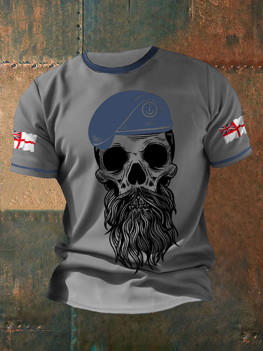 Men's Royal Navy Veteran Printed T-shirt