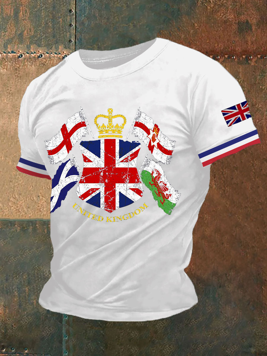 Men's Northern Ireland Print Button T-Shirt