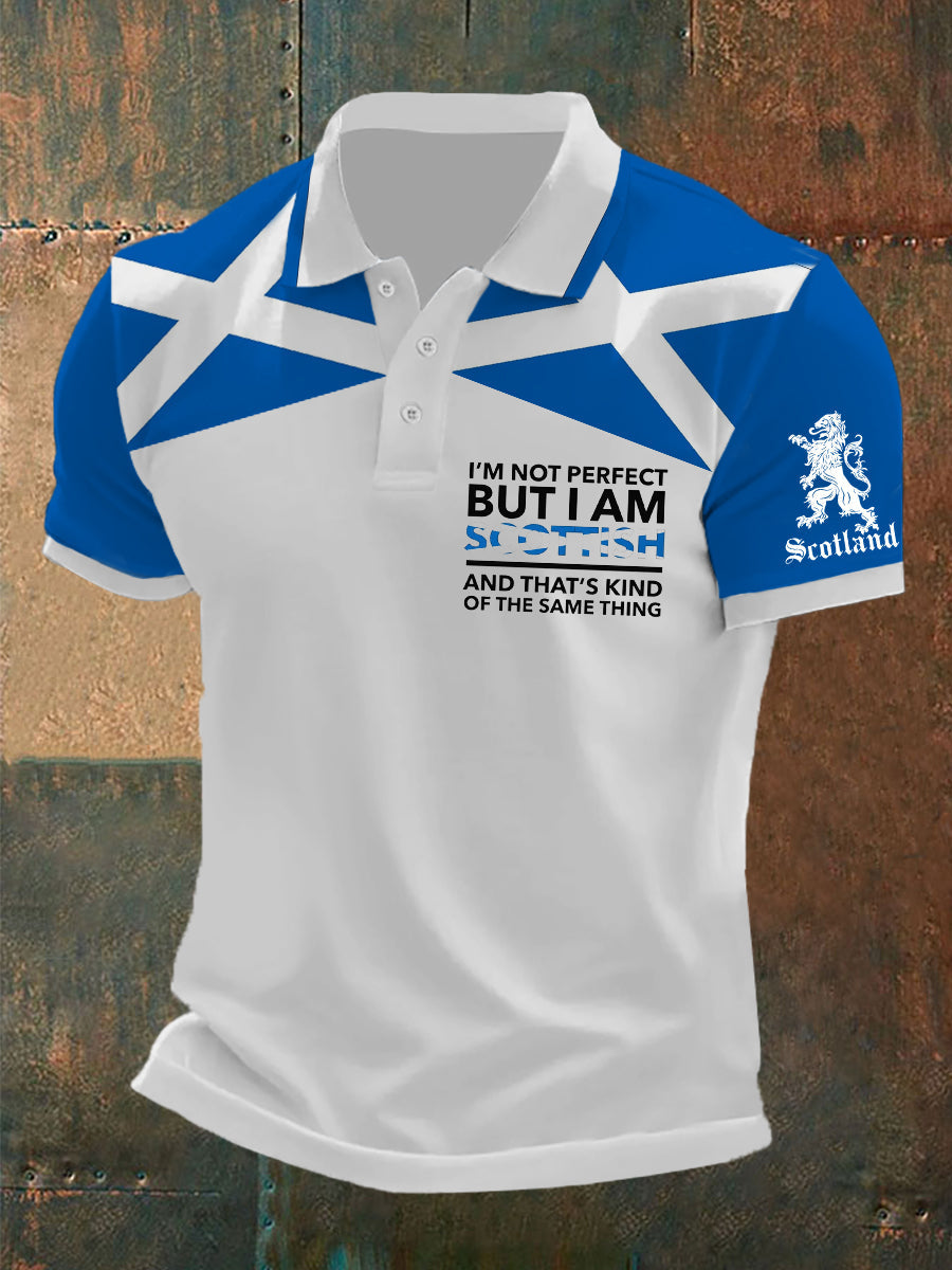 Men's Scottish Flag Short Sleeves Top