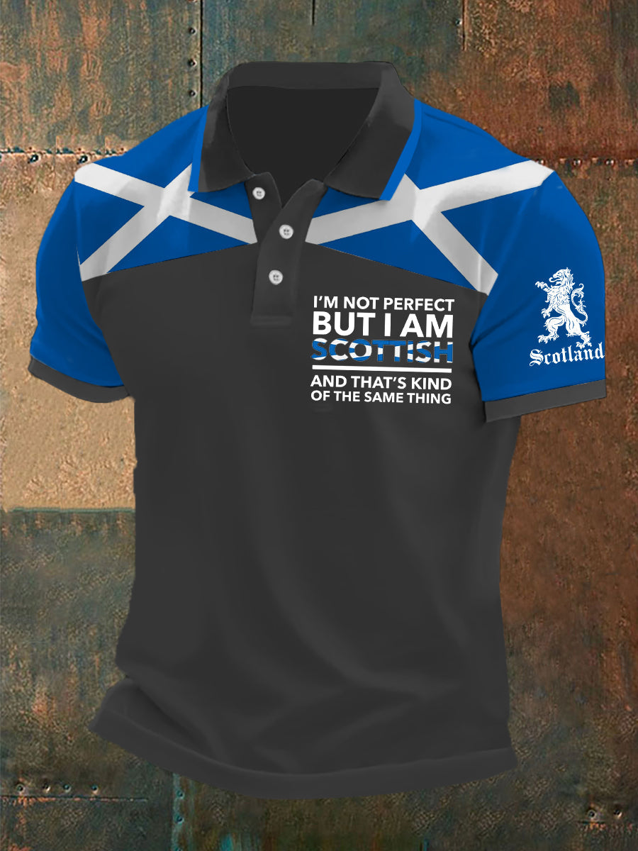 Men's Scottish Flag Short Sleeves Top