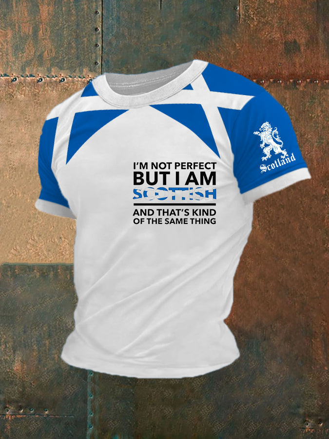 Men's Scottish Flag Short Sleeves T-shirt