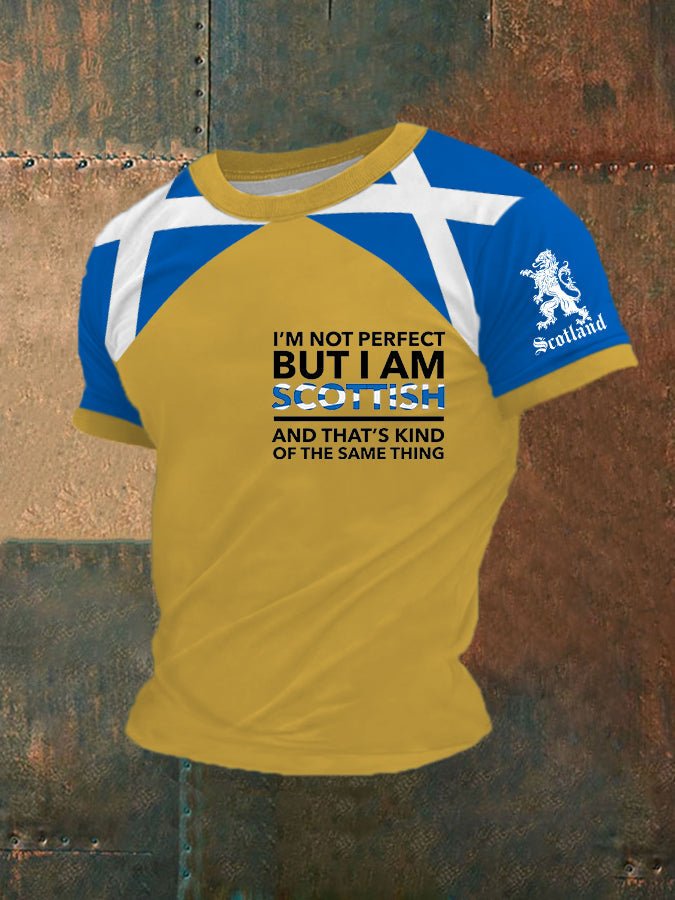 Men's Scottish Flag Short Sleeves T-shirt