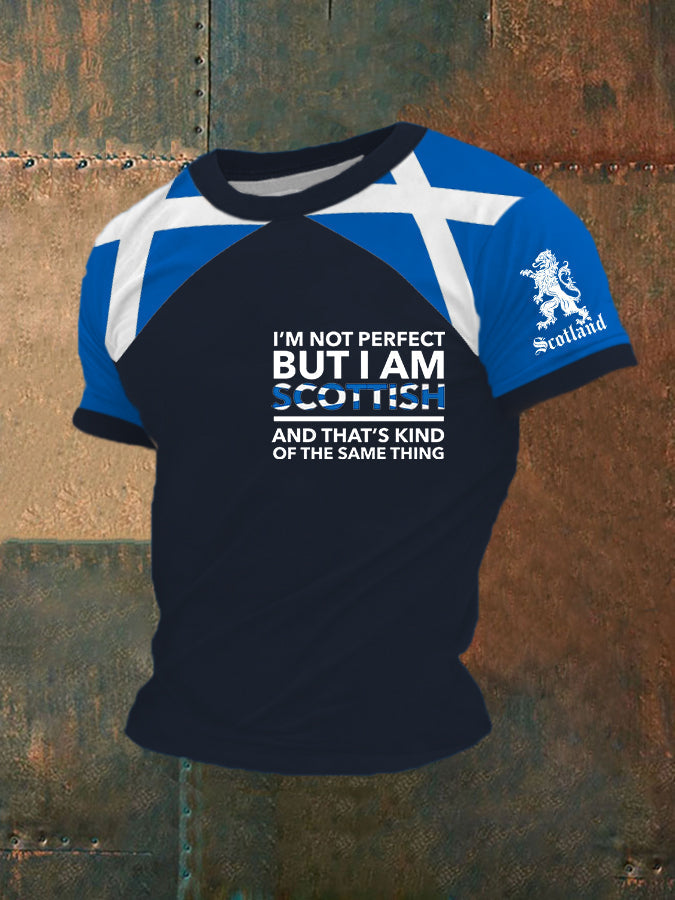 Men's Scottish Flag Short Sleeves T-shirt