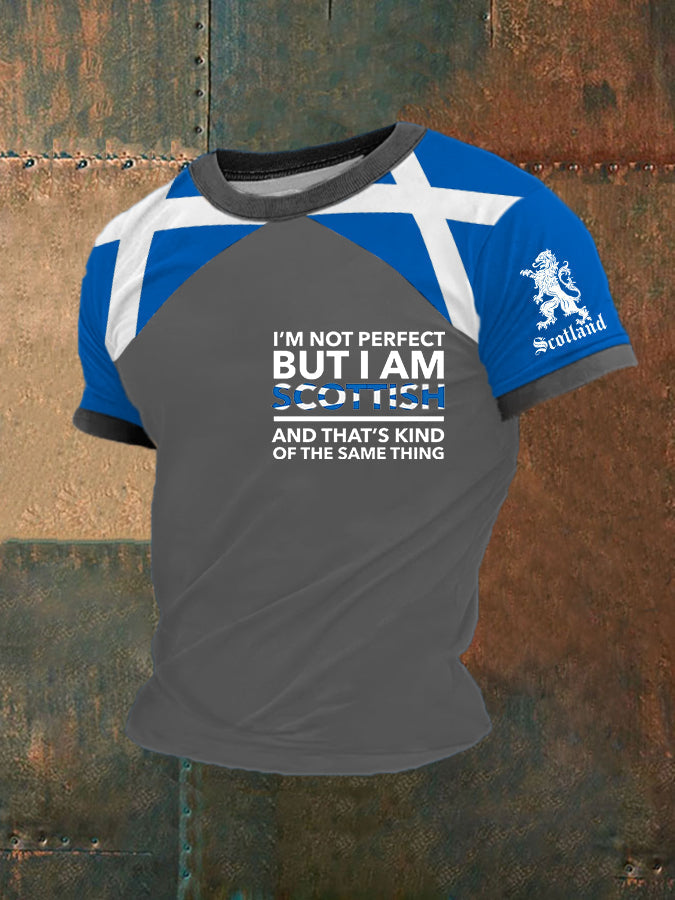 Men's Scottish Flag Short Sleeves T-shirt