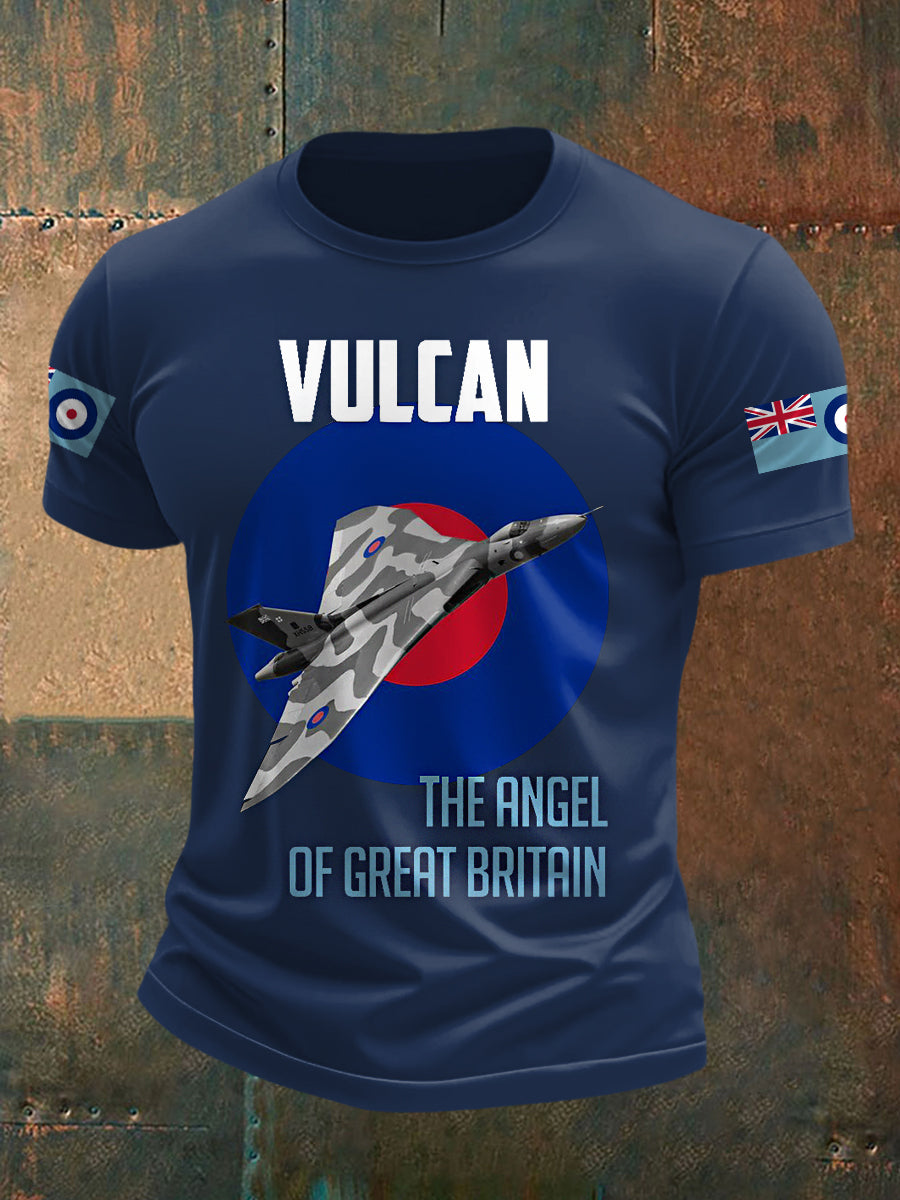 Men's Vulcan Print Casual Tee