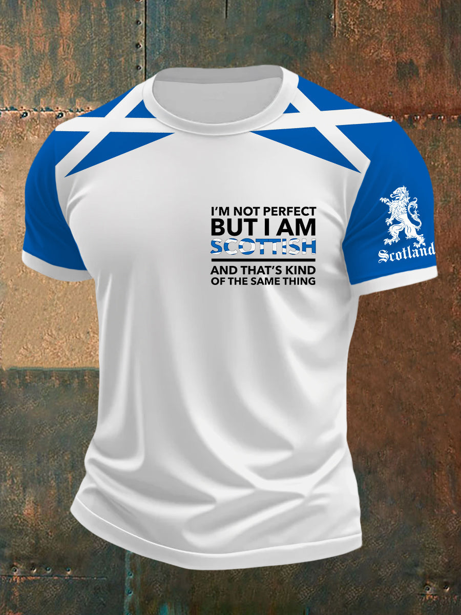 Men's Scottish Flag Short Sleeves T-shirt