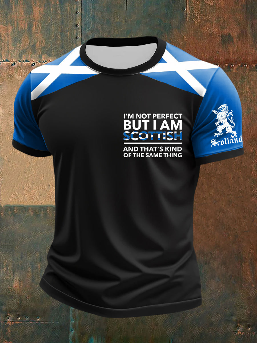 Men's Scottish Flag Short Sleeves T-shirt