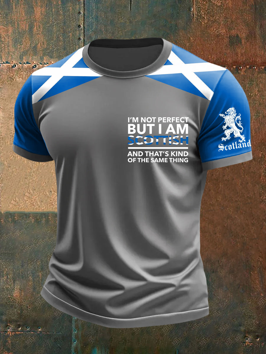 Men's Scottish Flag Short Sleeves T-shirt
