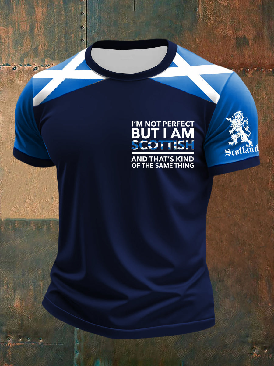 Men's Scottish Flag Short Sleeves T-shirt