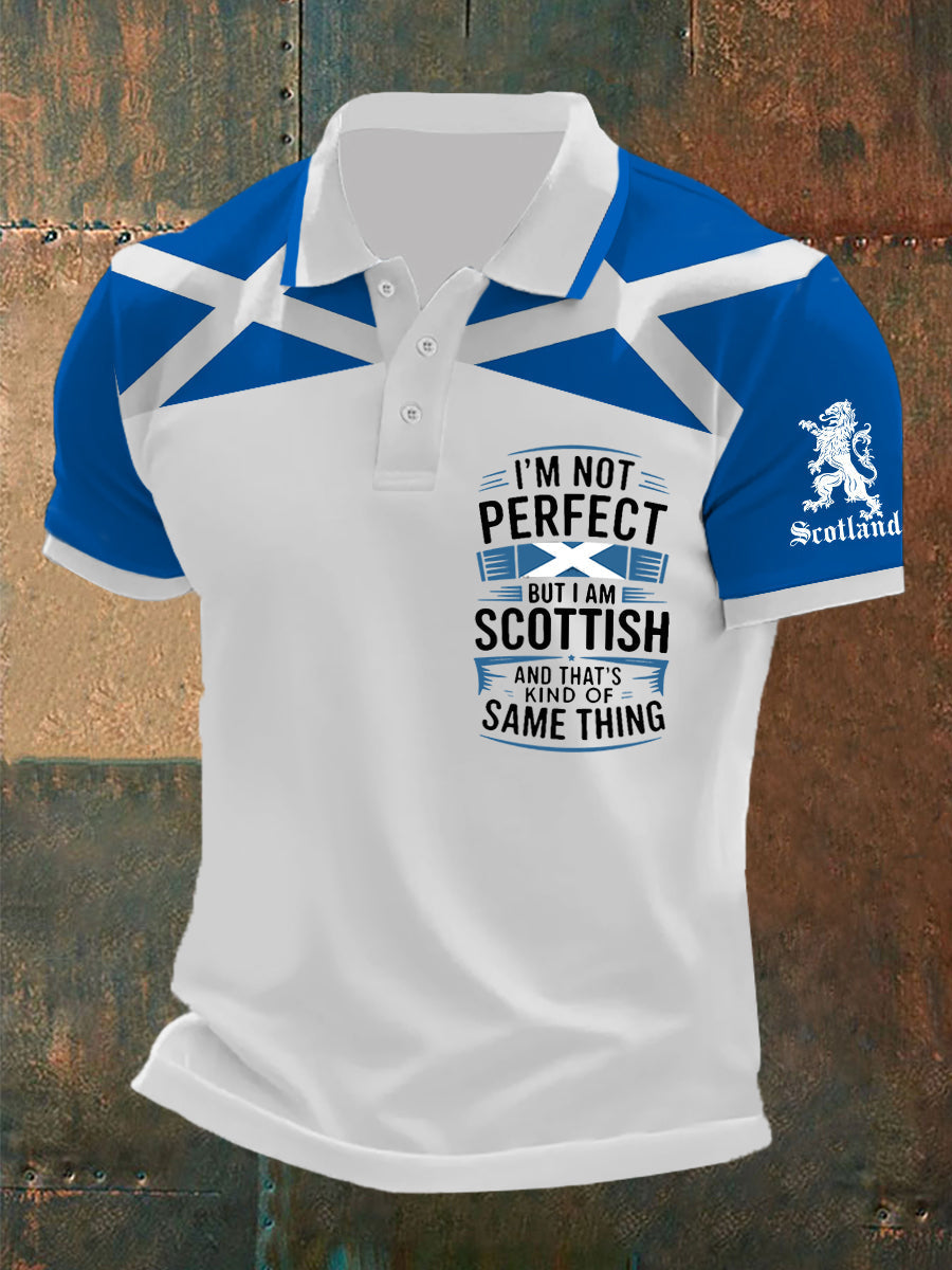 Men's Scottish Flag Short Sleeves Top