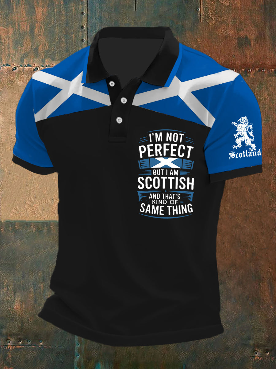 Men's Scottish Flag Short Sleeves Top