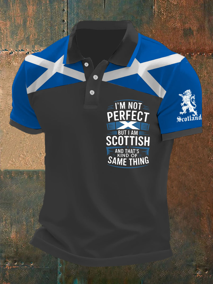 Men's Scottish Flag Short Sleeves Top