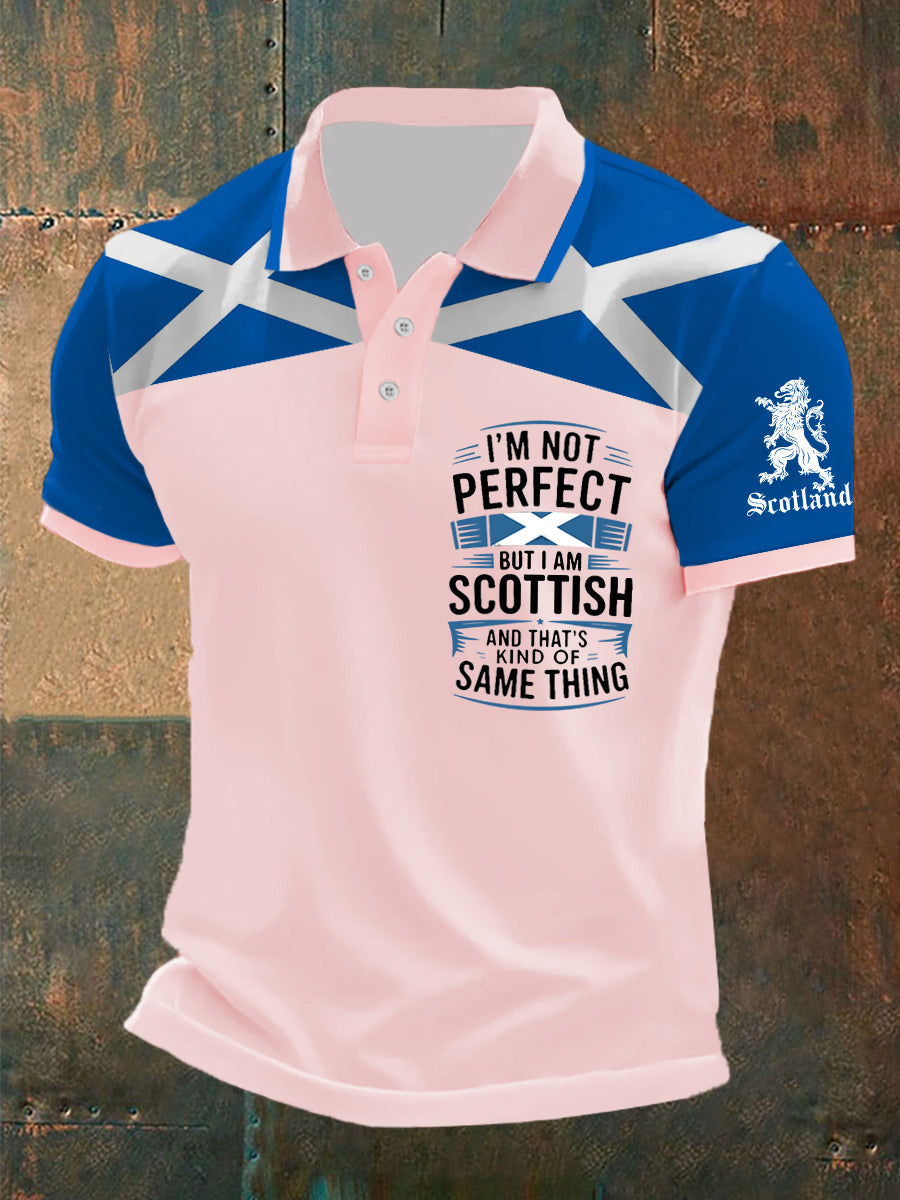 Men's Scottish Flag Short Sleeves Top