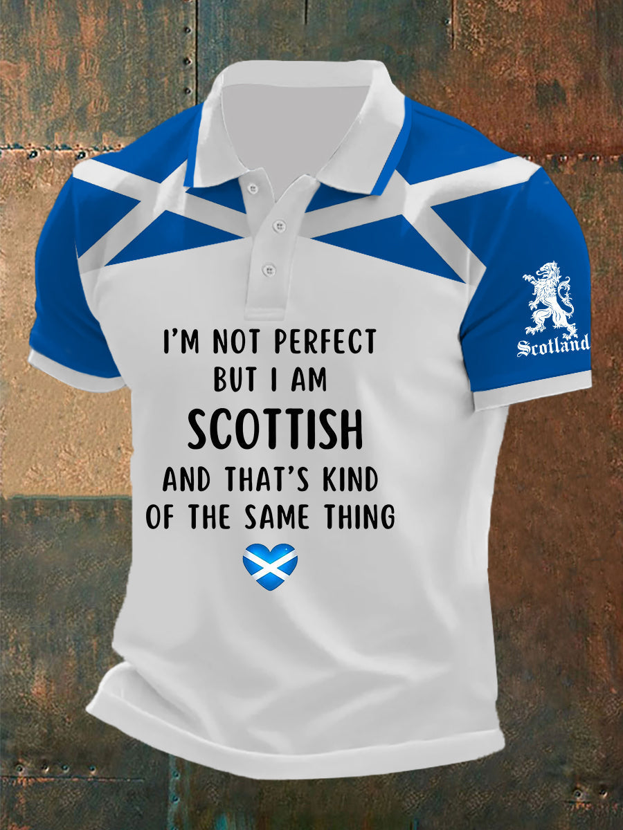 Men's Scottish Flag Short Sleeves Top