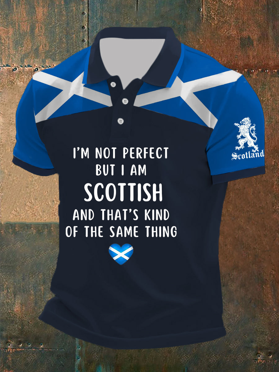 Men's Scottish Flag Short Sleeves Top