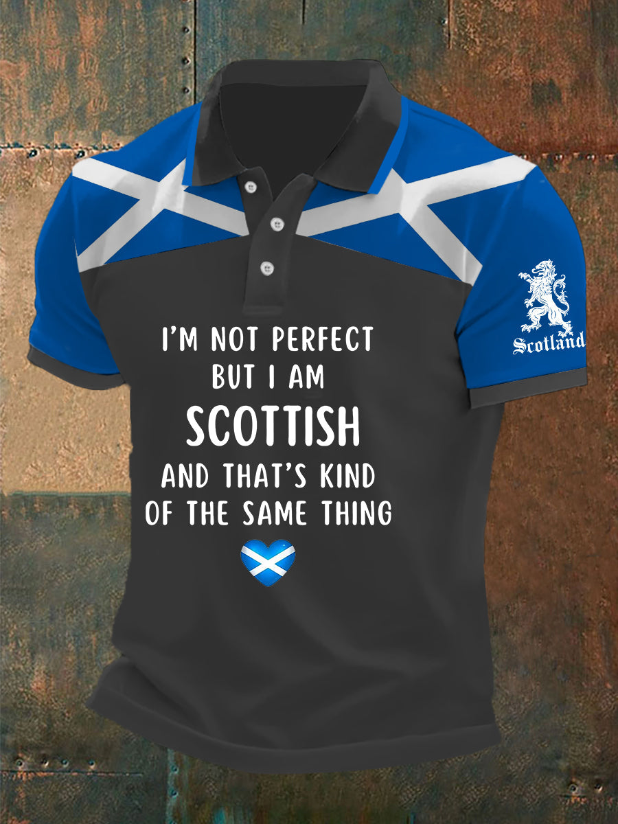 Men's Scottish Flag Short Sleeves Top