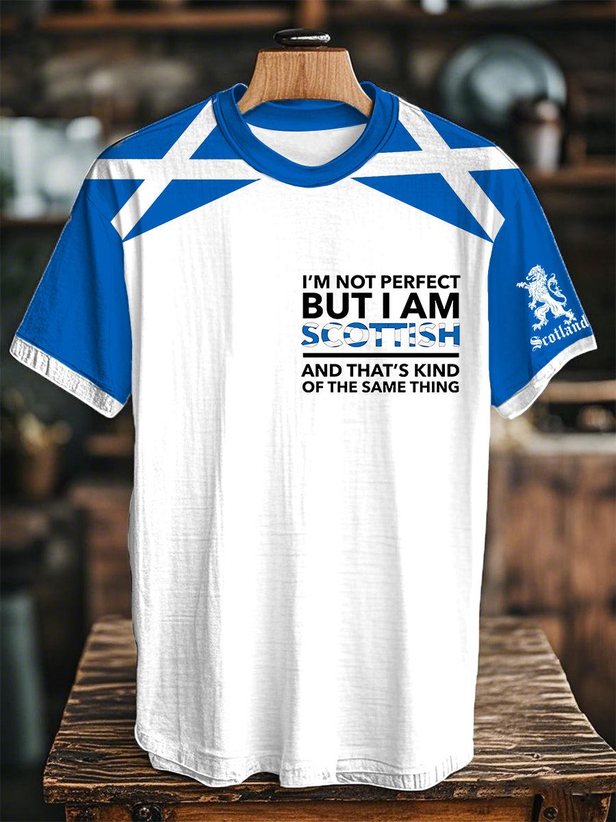 Unisex Scottish Flag Short Sleeves T-shirt