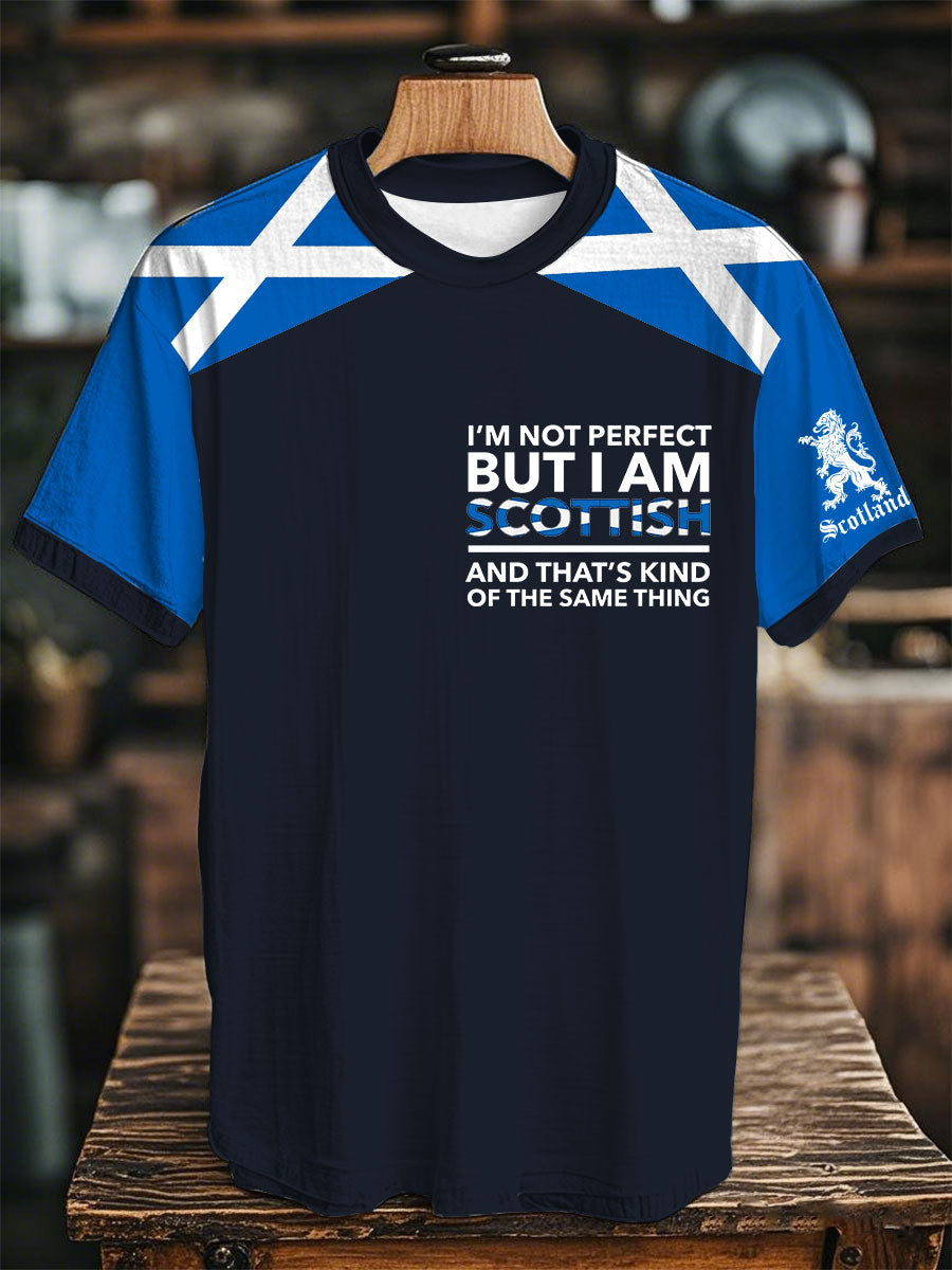 Unisex Scottish Flag Short Sleeves T-shirt