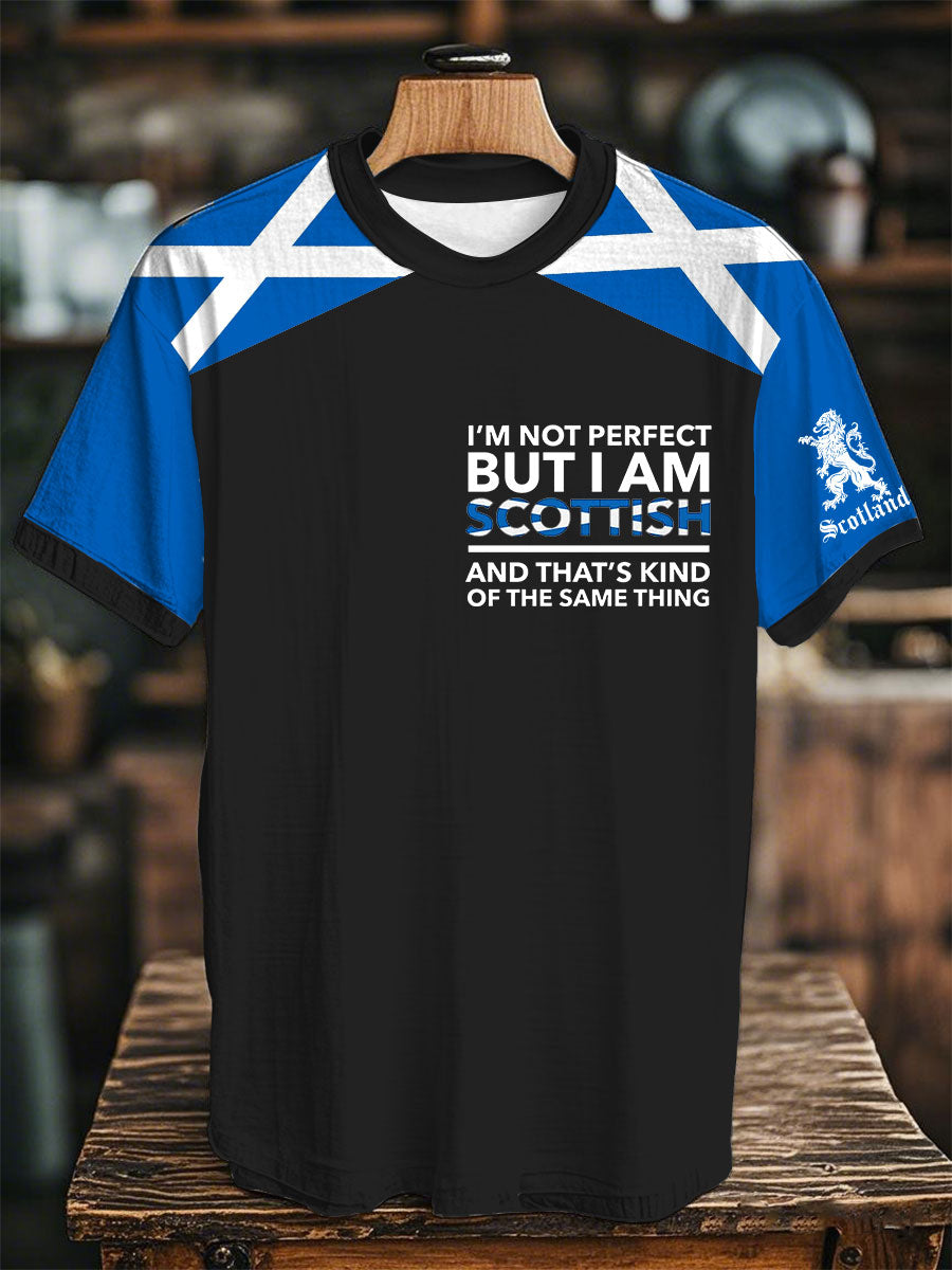 Unisex Scottish Flag Short Sleeves T-shirt