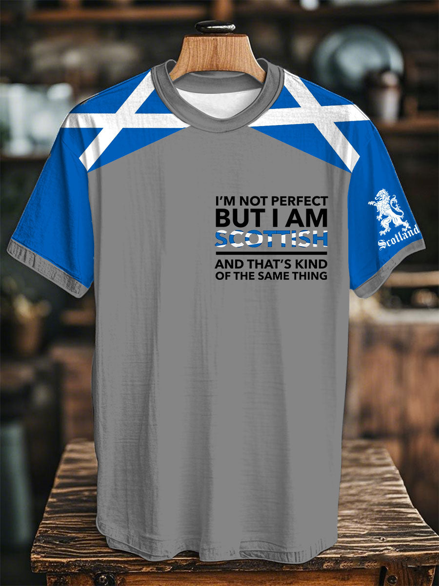 Unisex Scottish Flag Short Sleeves T-shirt