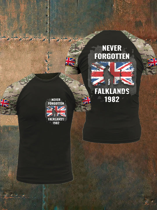Men's Falklands War Veteran Printed T-Shirt
