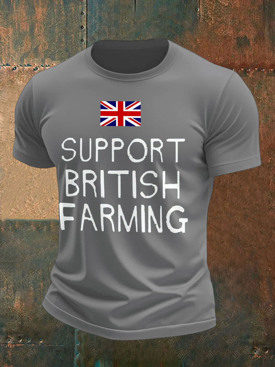 Men's Save British Farming Printed T-shirt