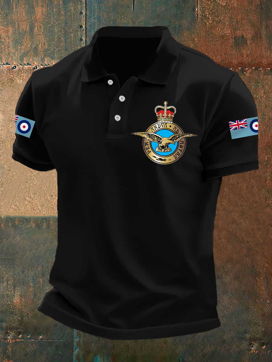 Men's RAF Print Casual Top