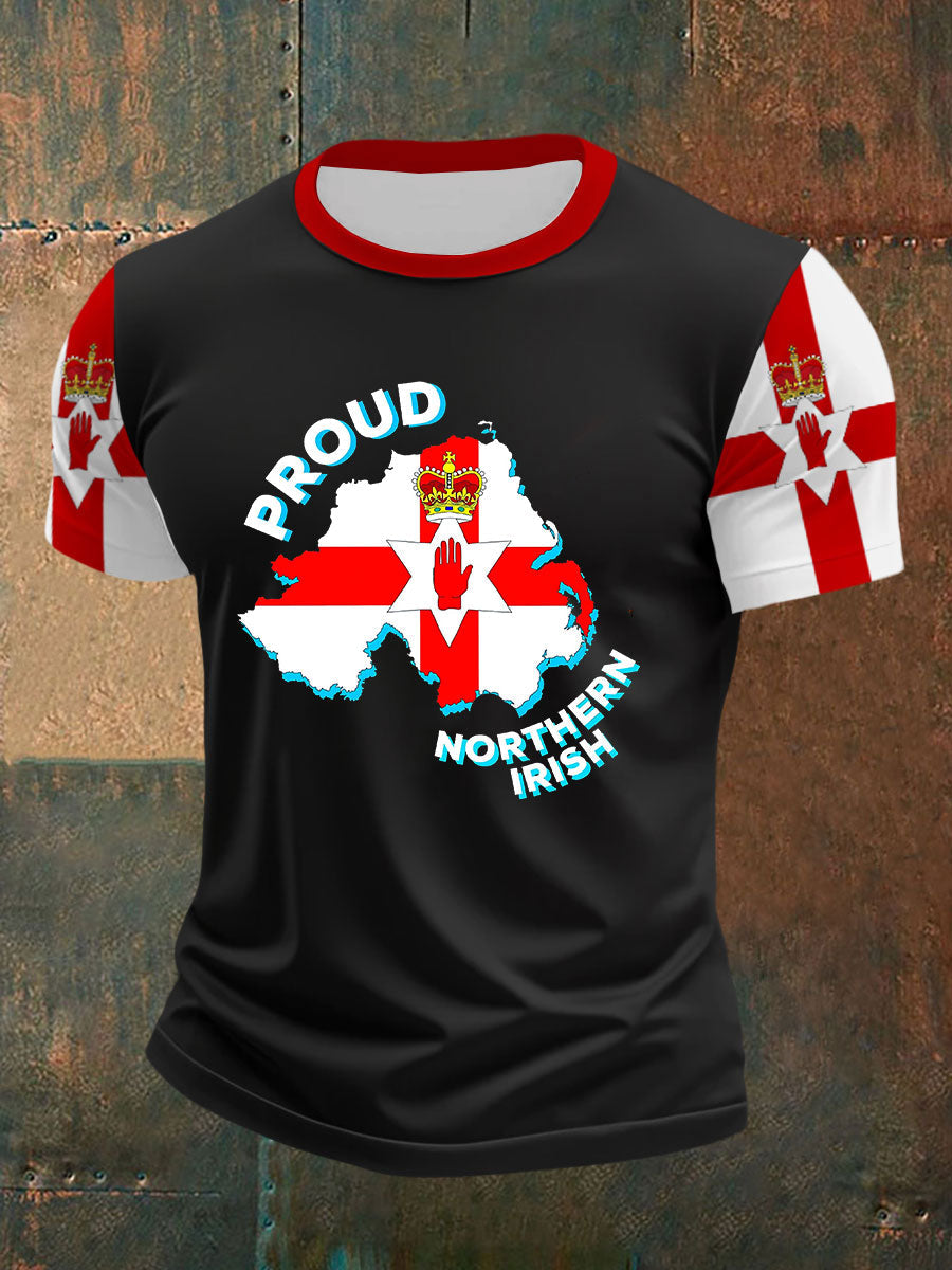 Men's Proud To Be From Northern Ireland Printed T-Shirt