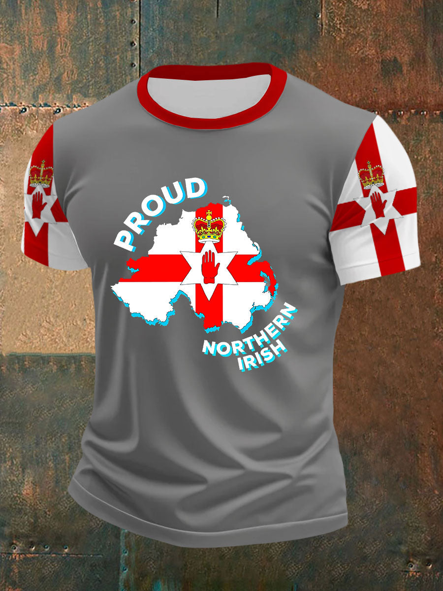Men's Proud To Be From Northern Ireland Printed T-Shirt