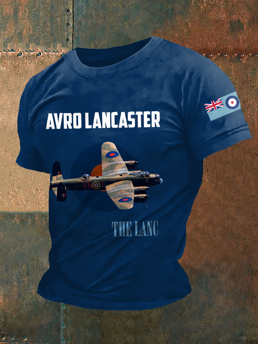 Men's RAF Wings Of Freedom Print Casual Tee