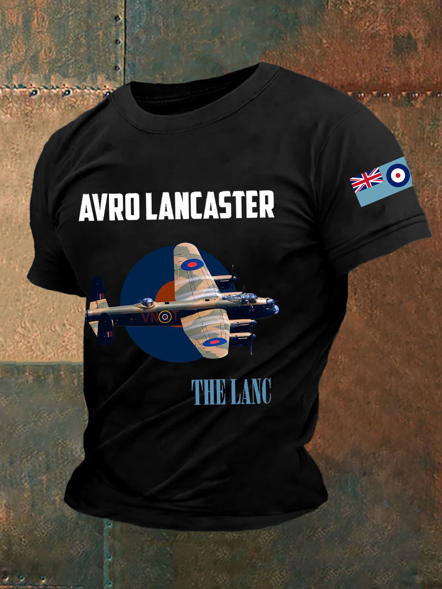 Men's RAF Wings Of Freedom Print Casual Tee