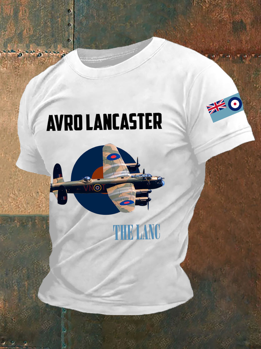 Men's RAF Wings Of Freedom Print Casual Tee