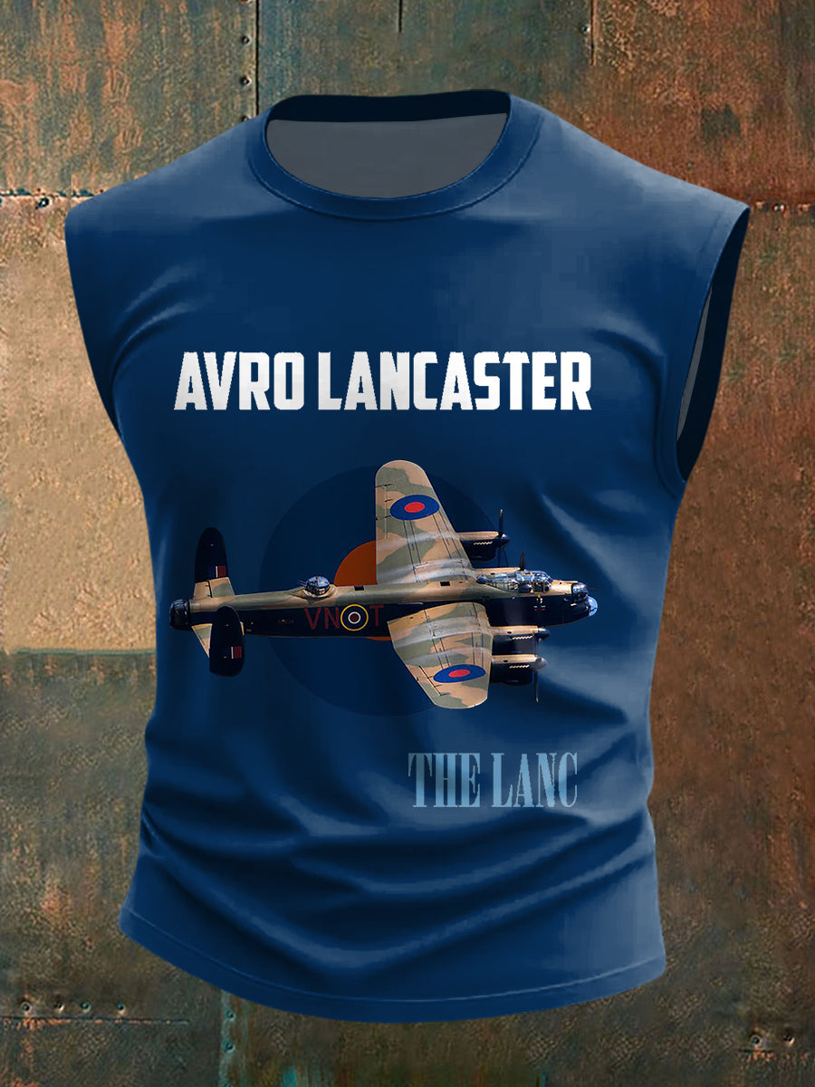 Men's RAF Wings Of Freedom Print Casual Tank Top