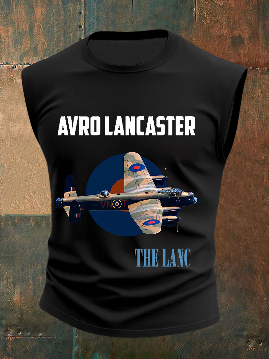 Men's RAF Wings Of Freedom Print Casual Tank Top