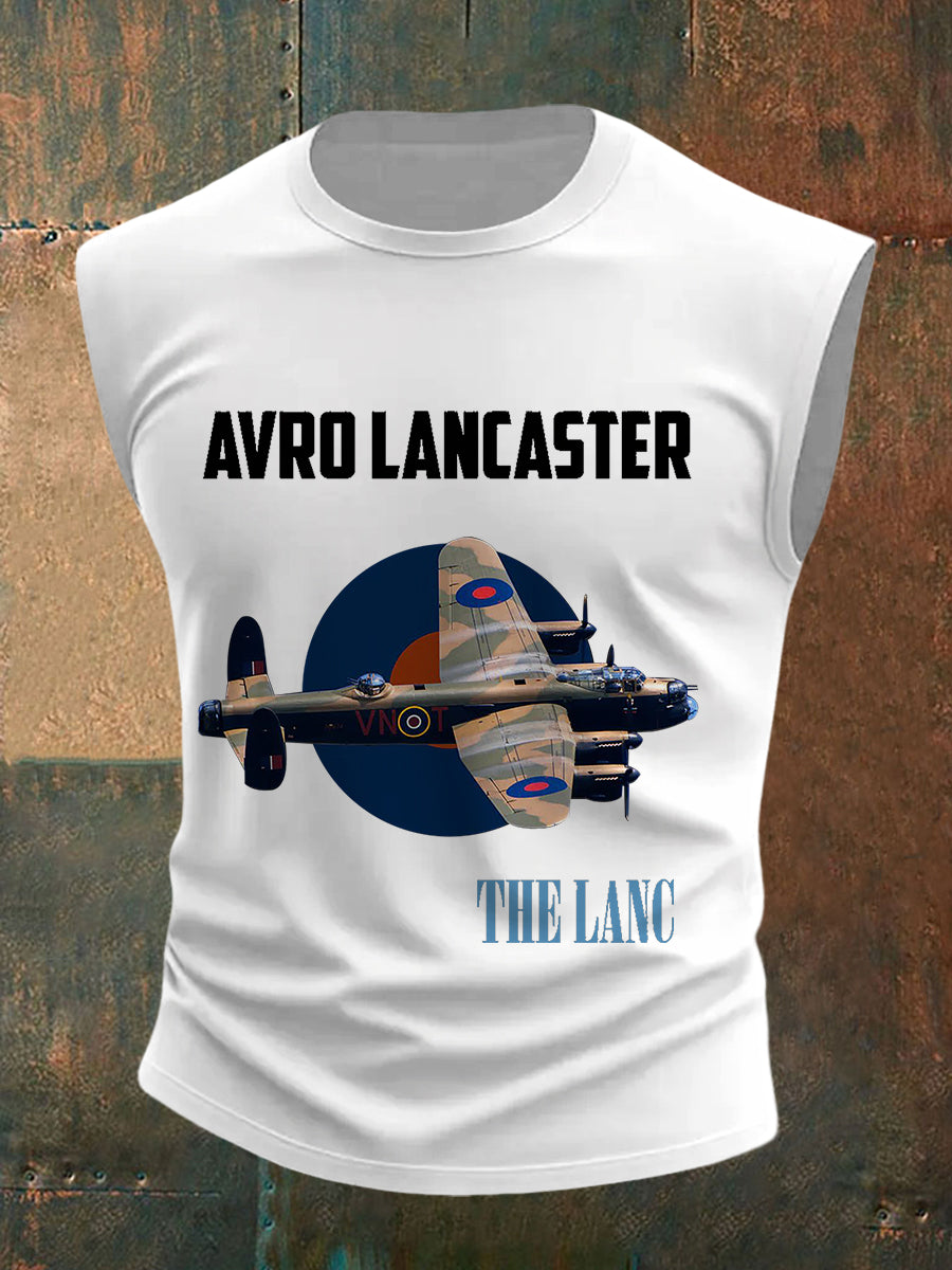 Men's RAF Wings Of Freedom Print Casual Tank Top