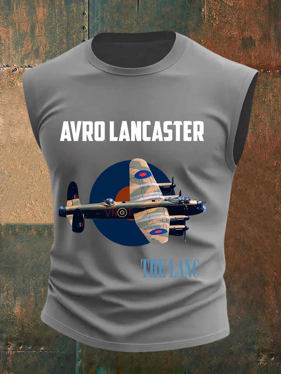 Men's RAF Wings Of Freedom Print Casual Tank Top