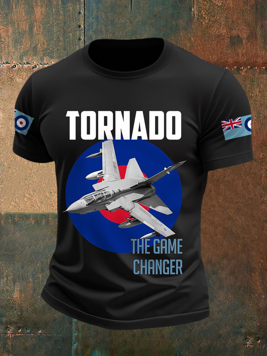 Men's Tornado Print Casual Tee