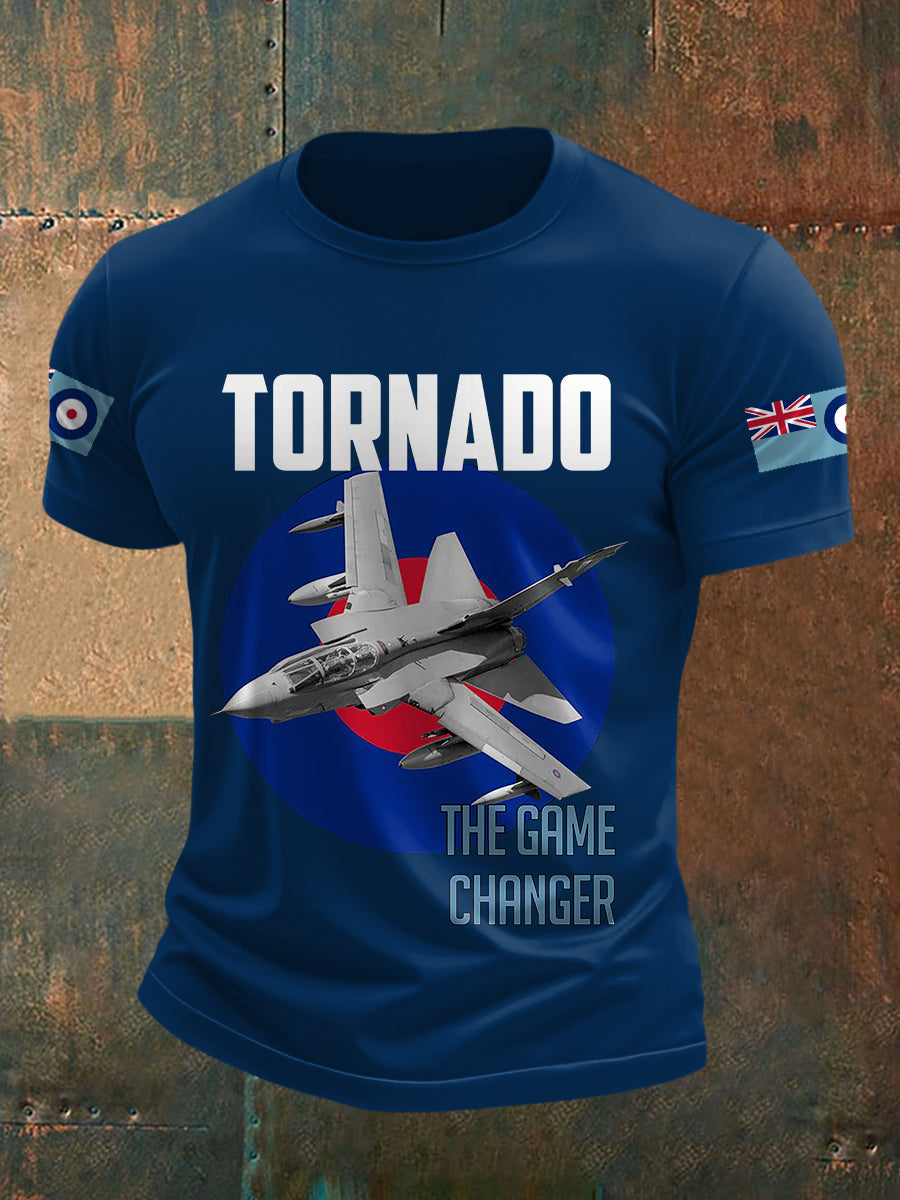 Men's Tornado Print Casual Tee