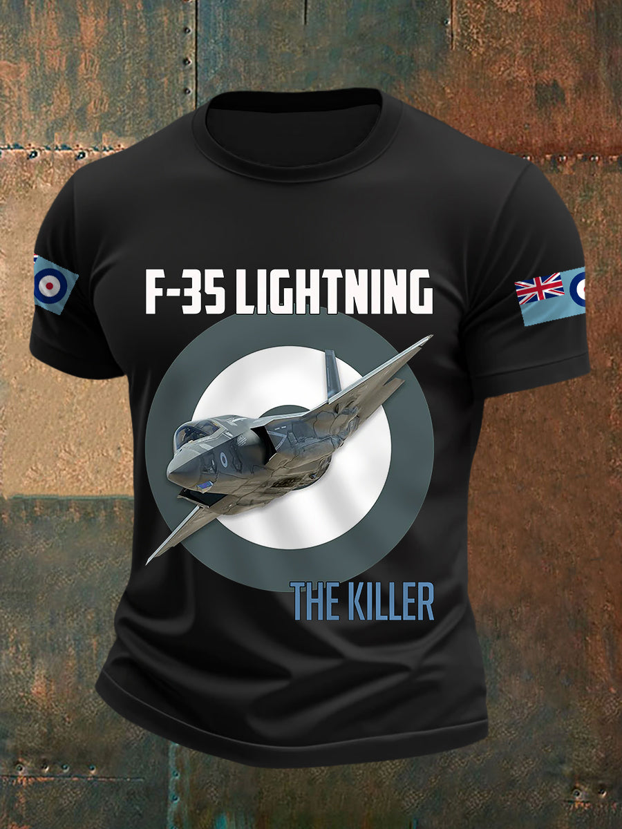 Men's F35 Lightning The Killer Print Casual Tee