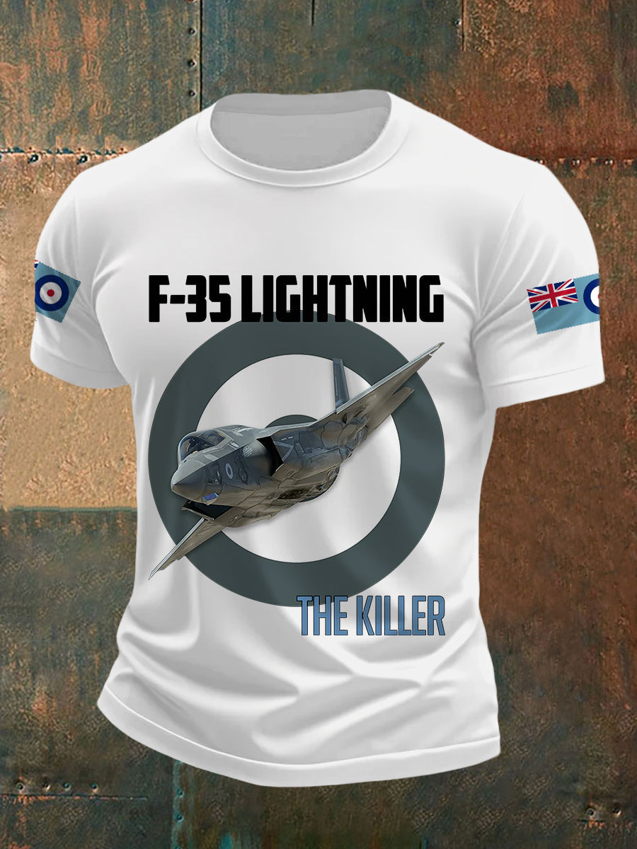 Men's F35 Lightning The Killer Print Casual Tee