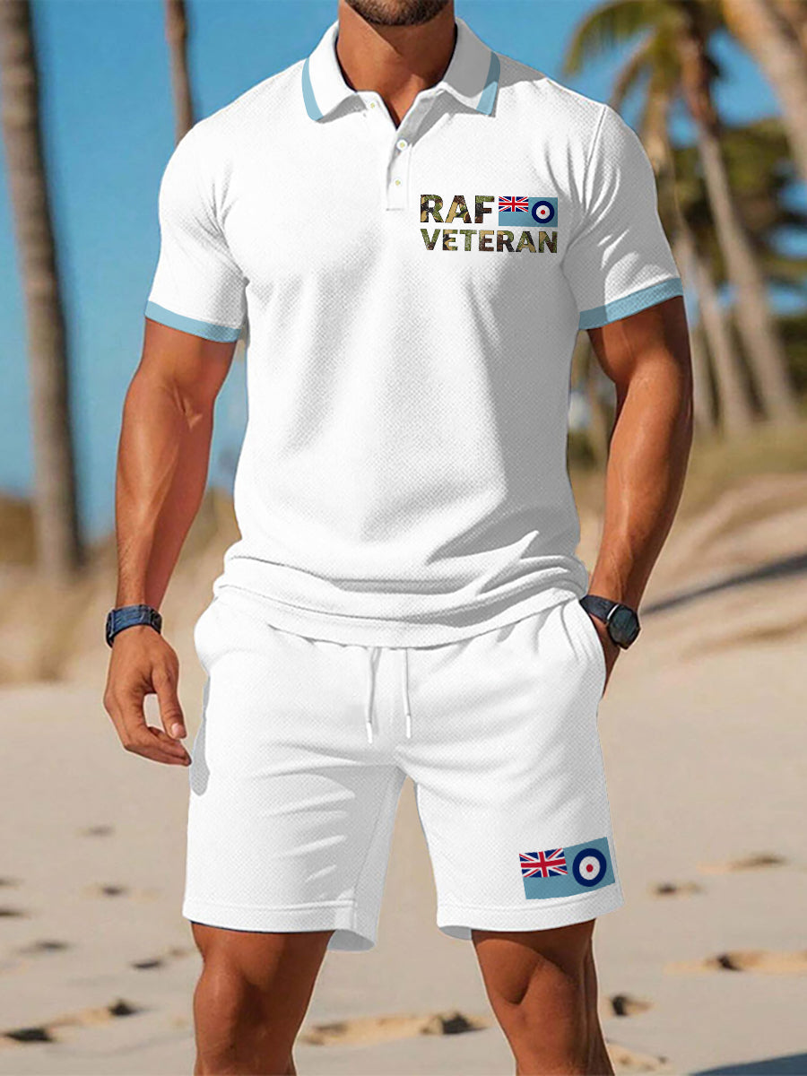 Men's RAF Veteran Two-Piece Polo Set