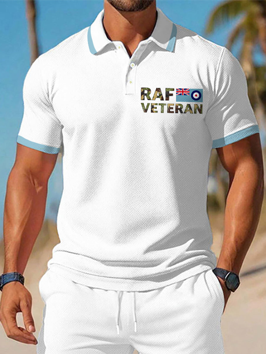 Men's RAF Veteran Two-Piece Polo Set