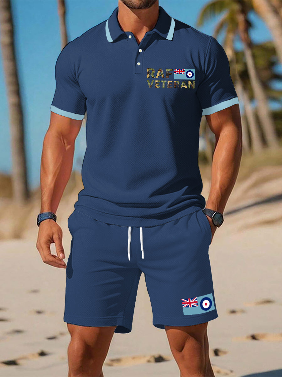 Men's RAF Veteran Two-Piece Polo Set
