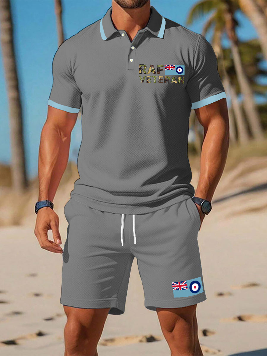 Men's RAF Veteran Two-Piece Polo Set