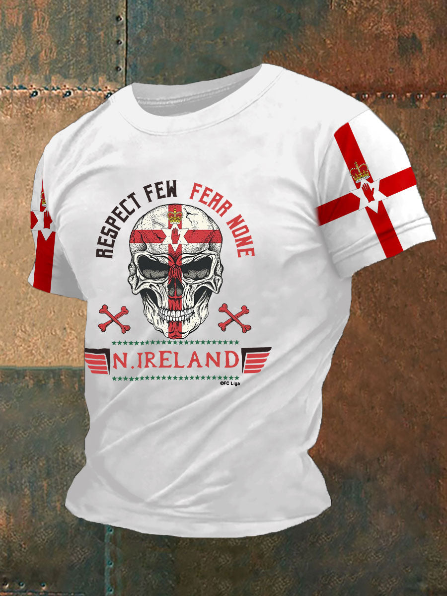 Men's Northern Ireland Football Print T-Shirt
