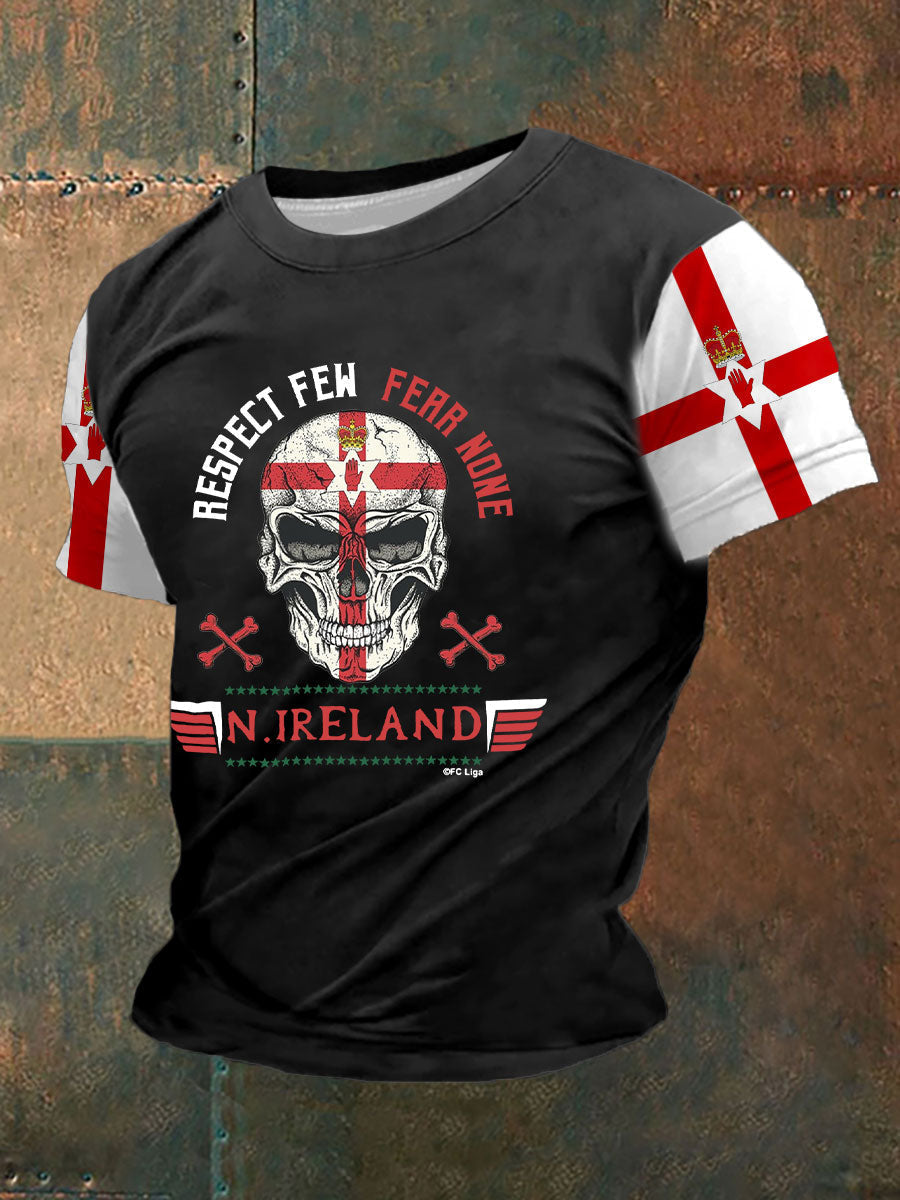 Men's Northern Ireland Football Print T-Shirt